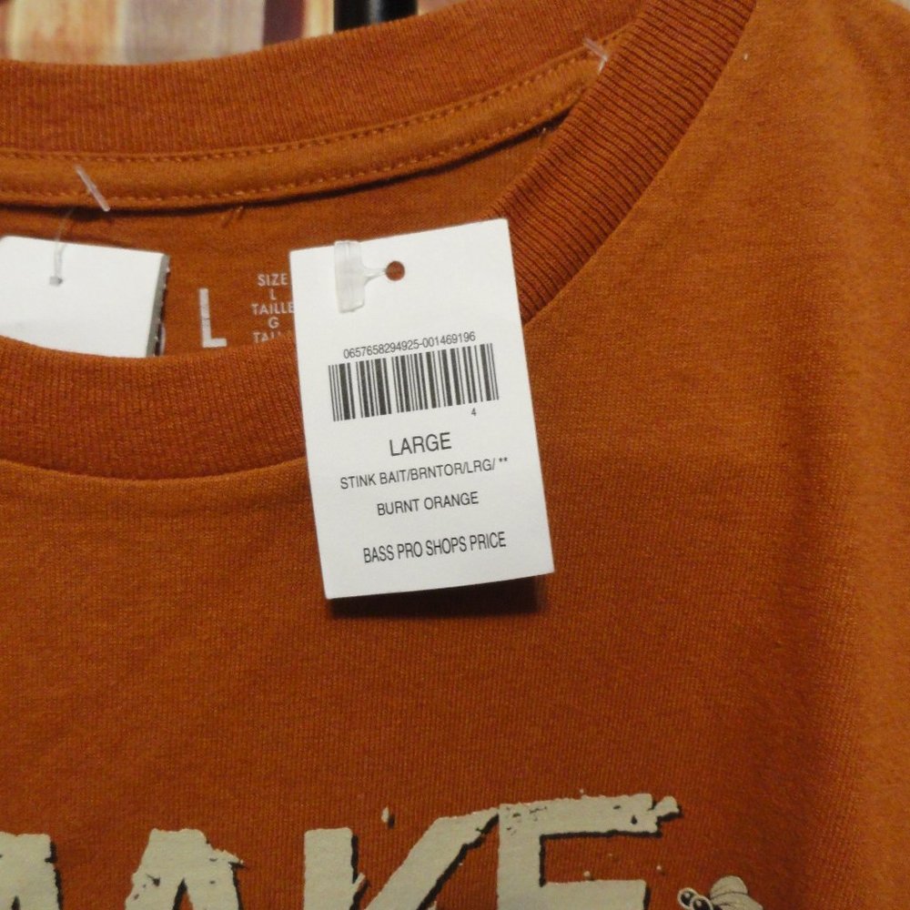 Bas Pro Shops I make my own Stink Bait T~NWT~Fishing~Xmas gift~LG - Picture 3 of 4